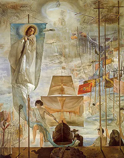The Discovery of America by Christopher Columbus Salvador Dali